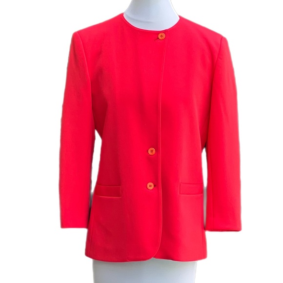 Givenchy Jackets & Blazers - Vintage Red Givenchy Sport Blazer Suit Jacket Size 8